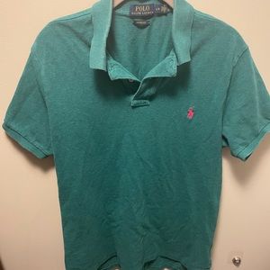 Large custom fit green Ralph Lauren polo